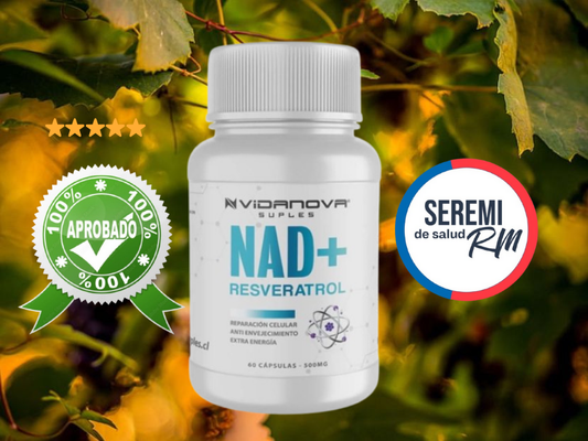 🏆 NAD+ RESVERATROL 60 CAPSULAS ORIGINAL